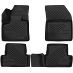 LEMENT Element 3D rubber floor mats suitable for Peugeot 3008 Mk2 - 2016-2024 - 100% custom-fit all-weather floor mats made of TPE (PEUGEOT)