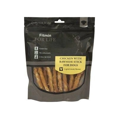 Fitmin FL dog poch. Treats Kuracie na byvolej tyčinke 400 g