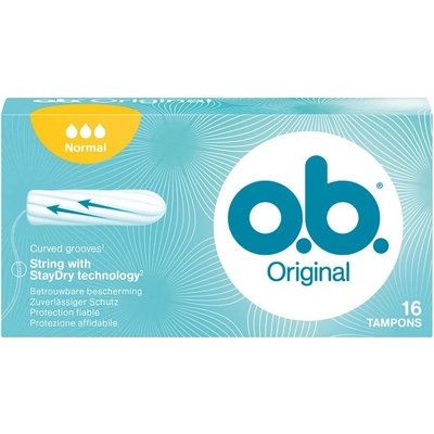 o.b. Original Normal hygienické tampóny 16 ks