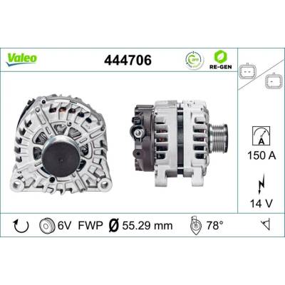 Alternátor VALEO 444706
