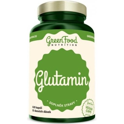 GreenFood Glutamin 120 kapslí