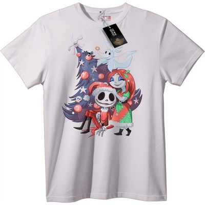 NOONEBRAND Тениска Halloween страховити приятели - XS, White