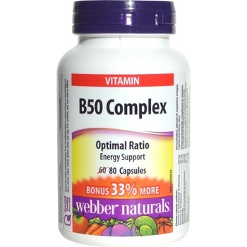 Webber Naturals Vitamin B50 Complex [80 капсули]