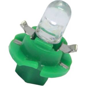  Лед крушки тип b8.4d 12v / 2w зелен (b84dg)