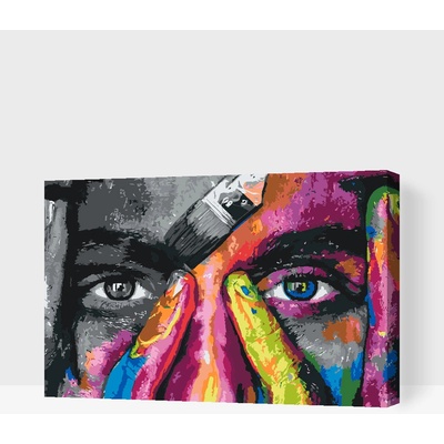 Vymalujsisam Malování podle čísel Žena dvou tváří