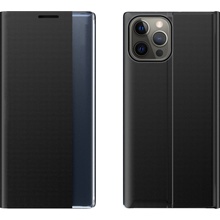 Hurtel Kryt Sleep Case Bookcase s chytrým okénkem pro iPhone 13 Pro, černý