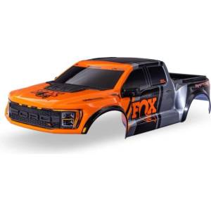 Traxxas каросерия Ford Raptor R Fox оранжева