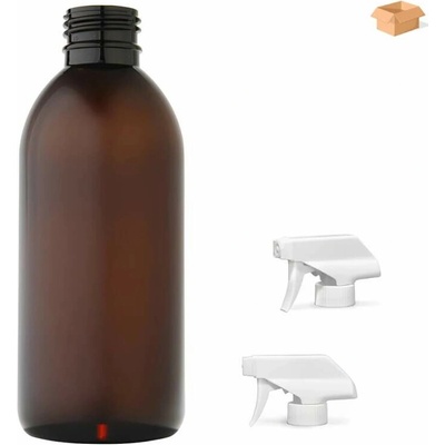 Tera plastová lahvička hnědás bílým pistolovým rozprašovačem 250 ml 180 ks