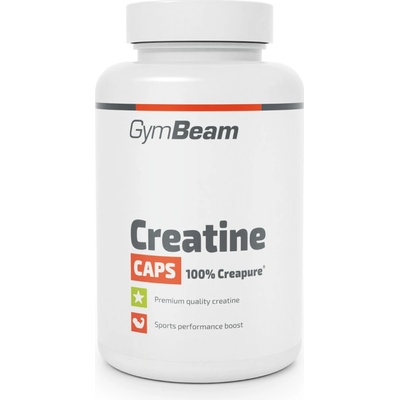 GymBeam Creatine CAPS 100% Creapure 120 kapslí – Zboží Mobilmania