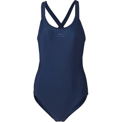 Slazenger Дамски бански костюм Slazenger LYCRA® XTRA LIFE X Back Swimsuit Ladies - Navy