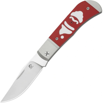 Kizer Trestle 14C28N Aluminium & G10 Xmas edition