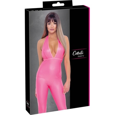 Cottelli Jumpsuit Hot Pink – Zboží Dáma