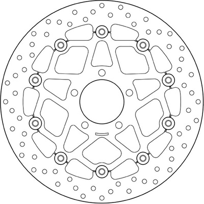 Predný brzdový kotúč Brembo SUZUKI 750 GSX-R 1996 - 2003