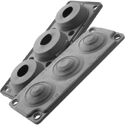 Панел с кабелни входове mc3 за 7 кабела ip65 сив ral 7035 - mba1c03l11 (mba1c03l11)