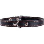 COLLAR Кожен нашийник за куче - 22-30см, 10мм - черен