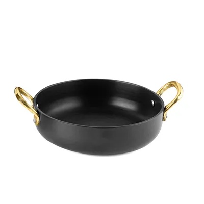 Horecano Алуминиева шола с две дръжки ЧЕРНА13.50cm x 3.50cm-(SG-77712(A) (0184163)