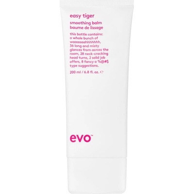 EVO Smooth Easy Tiger uhladzujúci balzam pre nepoddajné a krepovité vlasy 200 ml