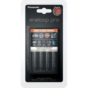 Panasonic Eneloop Smart-Quick Charger + 4x AA 2500mAh K-KJ55HCD40E