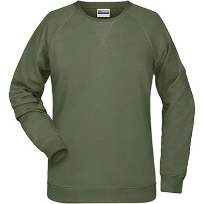 James&Nicholson dámska mikina JN8021 Olive