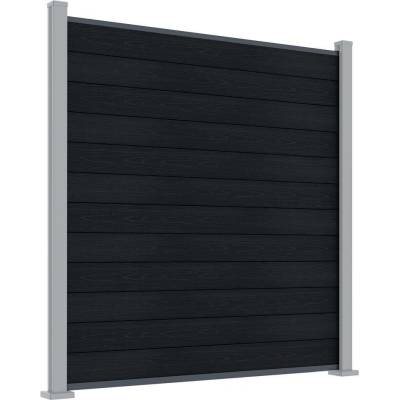 Rojaplast ELEMENT plotový panel WPC 180x180 cm a koncovky - antracit