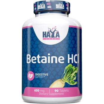 Haya Labs Betaine HCL, 650 mg, 90 таблетки, Haya Labs