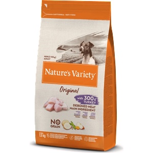 Nature's Variety Original Mini Adult Turkey храна за кучета от малки породи - 1.5кг