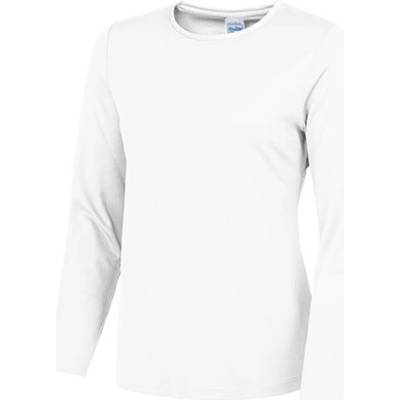 Just Cool Dámske tričko s dlhým rukávom JC012 Arctic White