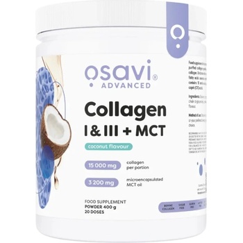Osavi Collagen I & III + MCT Coconut [400 грама] Неовкусен