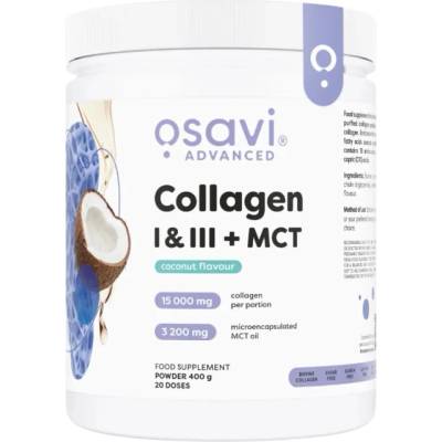 Osavi Collagen I & III + MCT Coconut [400 грама] Неовкусен