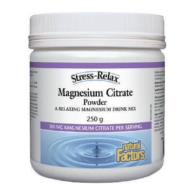 Natural Factors Магнезиев цитрат 250 mg (90 дози) 250 g прах | Natural Factors (3540 NF)