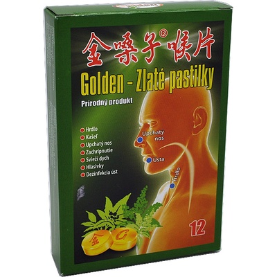 Golden Product Guang Xi Wu Zhou Pharmaceutical Group Golden Zlaté pastilky 12 ks