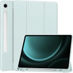 Techsuit Калъф за Samsung Galaxy Tab S9 / S9 FE / S10 FE - Flex Trifold - Небесно син
