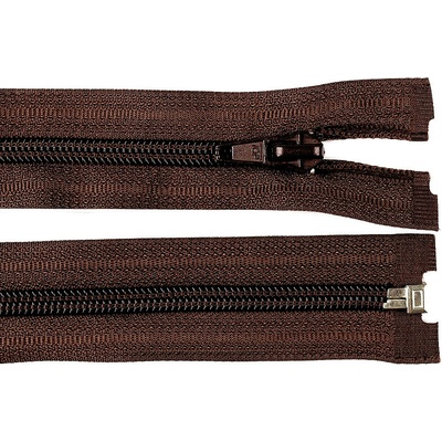 Spirálový zip No 5 délka 30 cm bundový POL Varianta: 304 hnědá čokoládová, Balení: 1 ks 13172/3781/103849