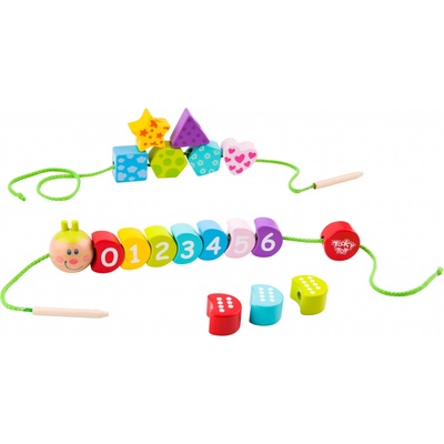 Tooky Toy Převlékání Housenka s Čísly