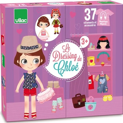 Vilac Игра с магнити Vilac - Гардеробът на Клои (2800)