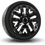 NRM капаци за колела 15", perfecto черен лак, 4брой (vtv-pu-23415)