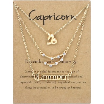 HARAHU Комплект колиета зодиакален знак - Козирог kp38791 (38791)