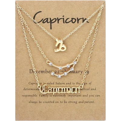 HARAHU Комплект колиета зодиакален знак - Козирог kp38791 (38791)