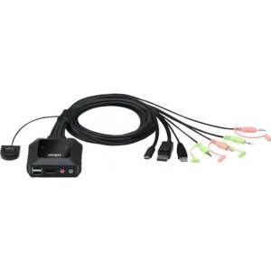 ATEN Превключвател KVM ATEN CS52DP, Дву портов USB-C DisplayPort (CS52DP-AT) - xtreme