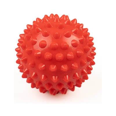 Sanomed Masážna loptička ježko červená tvrdá - 6 cm