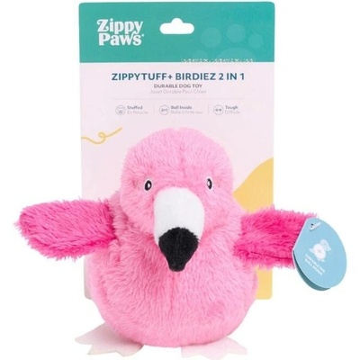 Zippy Paws plyš ZippyTuff Birdiez 2 v 1 plameňák 17 cm