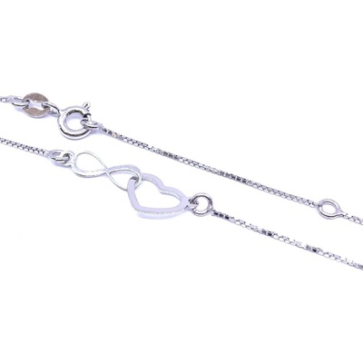 Jan Kos jewellery Stříbrný řetízek s přívěsky 12119252