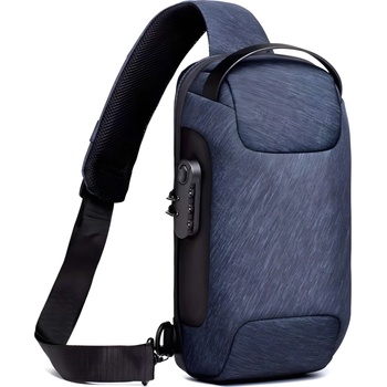 HARAHU Чантичка за кръст с usb зареждане is-36235 - Синя 2 kp36235 (is-36235)