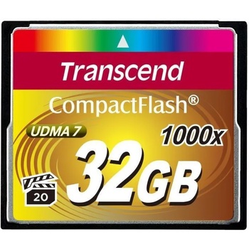 Transcend CompactFlash 32GB 1000x TS32GCF1000