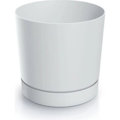 Prosperplast Kvetináč TUBO P s miskou 29,2 cm biely