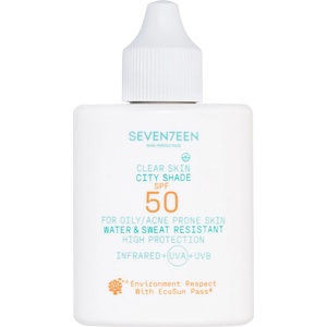 Seventeen Cosmetics Слънцезащитен флуид за лице Seventeen SPF50