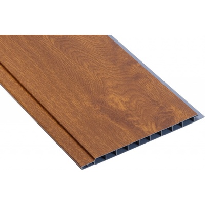 Fasádní plastová palubka Nordica š. 165mm folie zlatý dub, délka 3mb