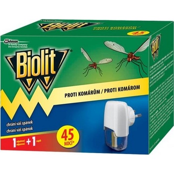 Biolit Proti komárům elektrický odpařovač s tekutou náplní 45 nocí strojek + náplň 27 ml