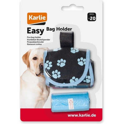 Karlie Puzdro nylon čierno-modrý sáčky Karlie 2 x 12 ks