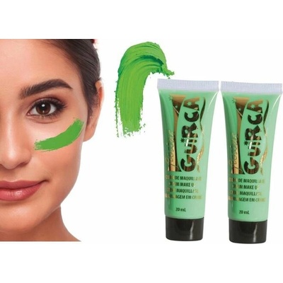 Guirca zelený make up v tubě halloween 40 ml